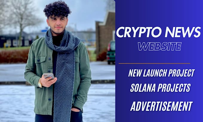 Gig Preview - Build solana crypto news website for new project launch and advertisement