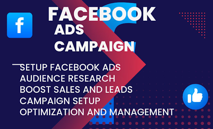 Gig Preview - Setup facebook ads campaign fb marketing, ads management