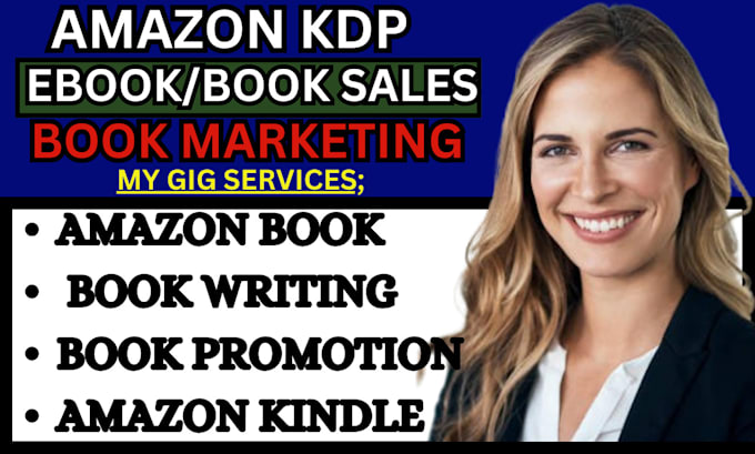 Gig Preview - Do kdp book promotion, amazon kindle, children ebook marketing sales funnel