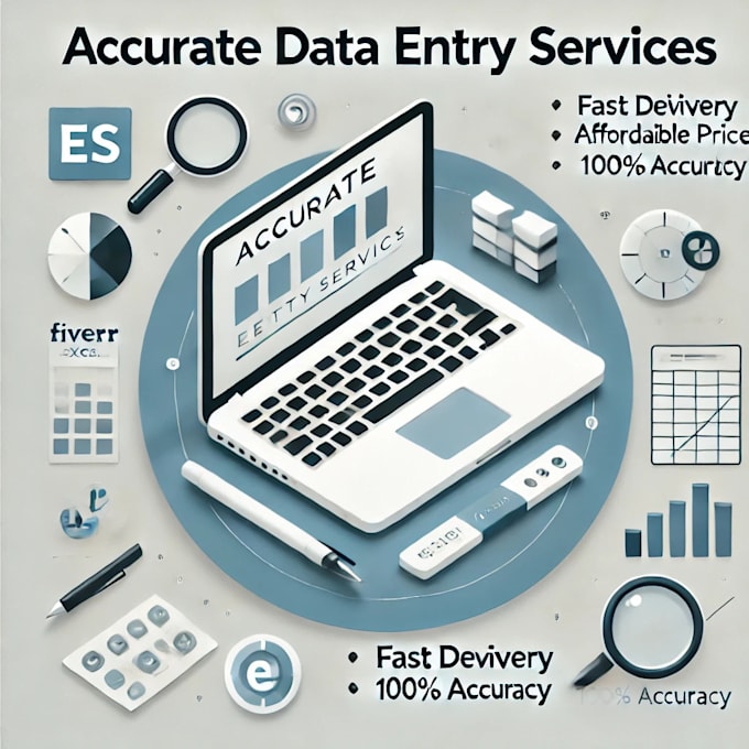 Gig Preview - Do accurate data entry, web research, and copy paste work