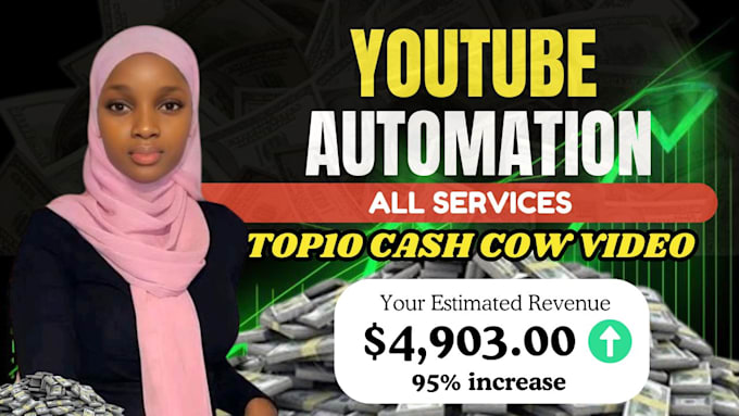 Bestseller - create cash cow youtube cash cow video cash cow channel and video editing