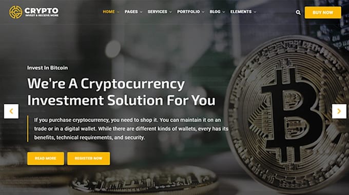 Gig Preview - Build crypto exchange website, crypto website, p2p crypto exchange website