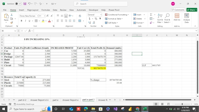 Gig Preview - Do operations research, linear programming and industrial engineering projects