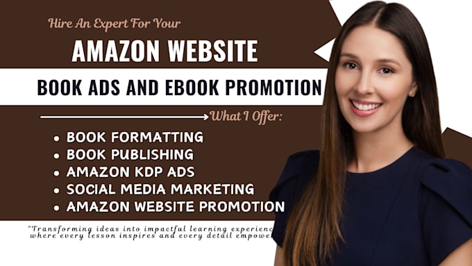 Gig Preview - Do amazon kdp book promotion ebook marketing booktok website promotion to reader