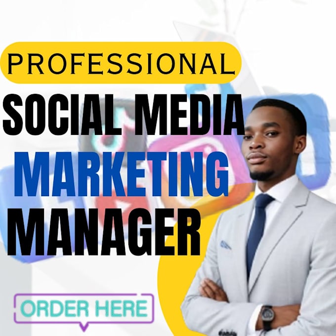 Gig Preview - Be your professional social media marketing manager