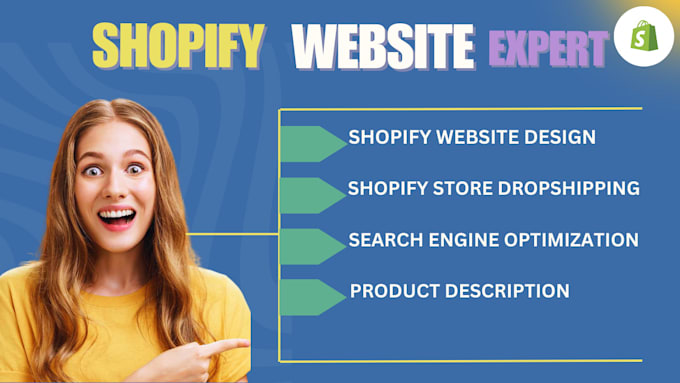 Gig Preview - Do shopify store design dropshipping store redesign shopify website