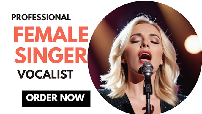 Gig Preview - Be your female songwriter, indonesian,  korean, german singer for any genre