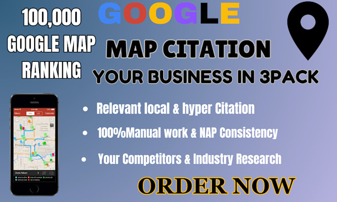 Gig Preview - Optimize google my business listing quality map citations