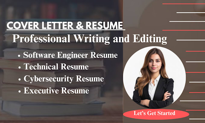 Gig Preview - Cv writing, resume writing, cover letter editing, resume editing, ats resume