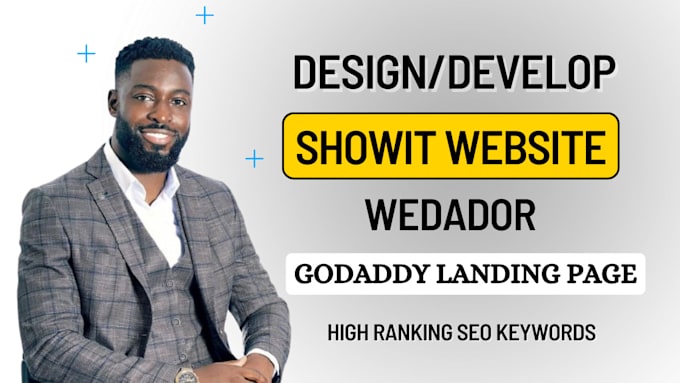 Gig Preview - Design, redesign your showit website, webador design godaddy website builder SEO