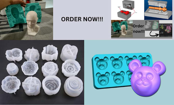 Gig Preview - Do 3d mold design, silicone mold design, chocolate mold, injection mold, 3d toys