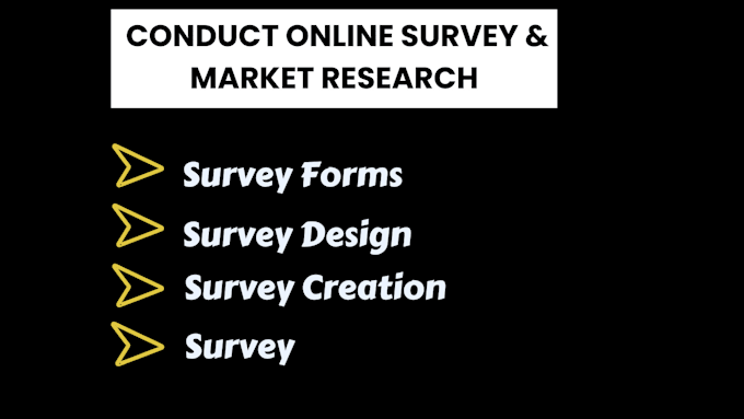 Gig Preview - Create online survey, survey creation, survey design  for your business