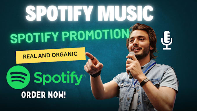 Gig Preview - Boost your music to new heights with professional spotify promotion