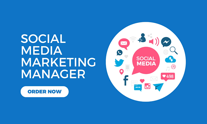 Gig Preview - Be your digital marketing, social media marketing manager, content creator