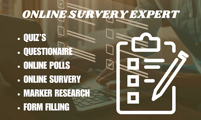 Gig Preview - Design effective surveys to capture audience opinion