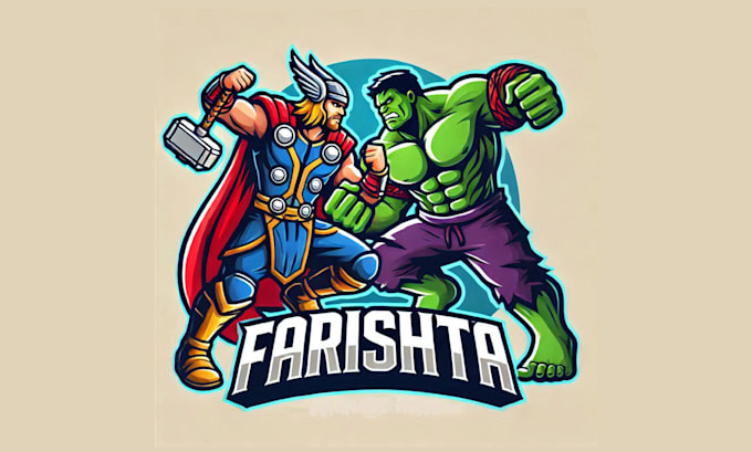 Gig Preview - Create superhero mascot character and superhero mascot logo