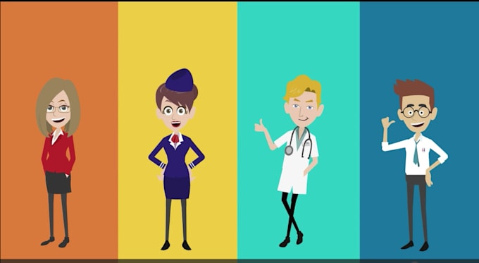 Gig Preview - Our agency will animate 2d animated explainer video for your business web ads