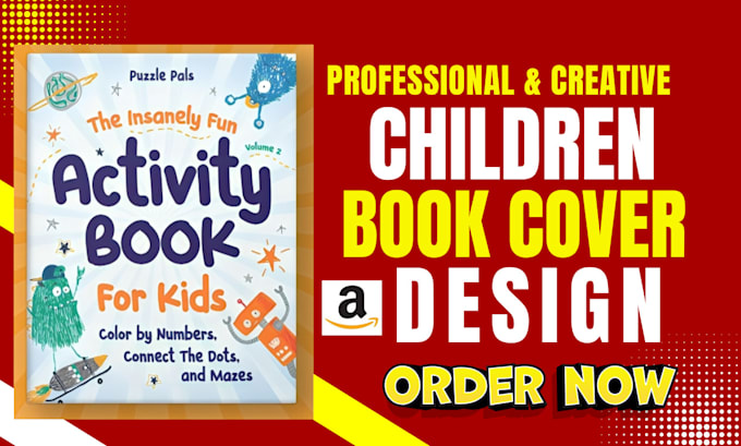 Gig Preview - Design children book cover as children book cover designer