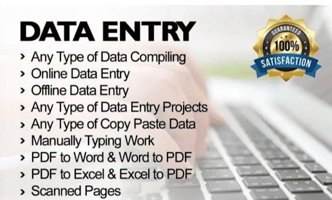 Bestseller - do data entry for you