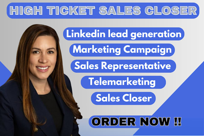 Gig Preview - Do business project management sales, sales closer, b2b linkedin leads expert