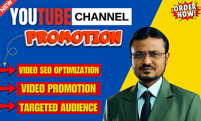 Gig Preview - Organic youtube promotion of your channel and video