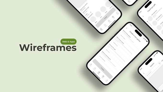 Bestseller - design user friendly wireframes for your website or app