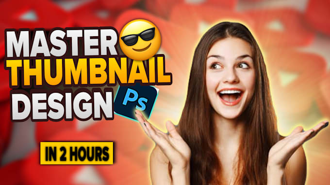 Bestseller - design master youtube thumbnail just in 2 hours