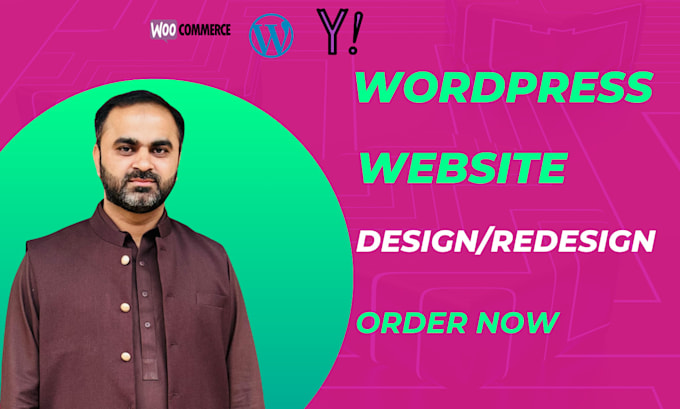 Gig Preview - Create wordpress website development, design, redesign, clone, wordpress website