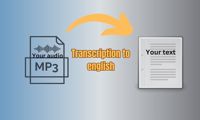 Gig Preview - Transcribe your audio on english