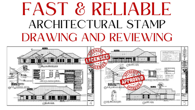 Bestseller - stamp your architectural drawings for approval in any US state