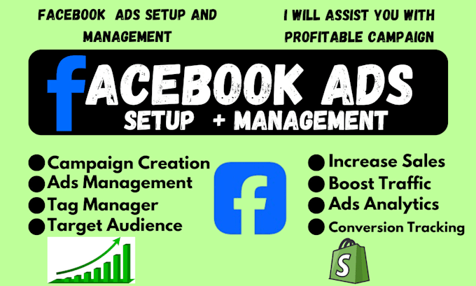 Gig Preview - Do facebook ads design page create setup fb and instagram ads campaign for sales