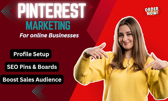 Gig Preview - Do pinterest marketing for business and create pins boards