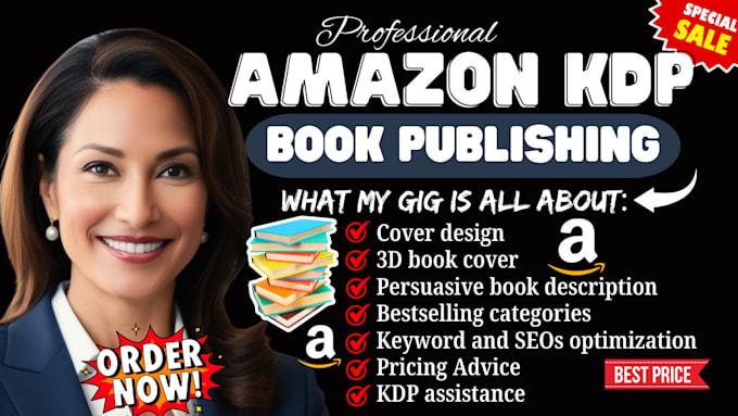 Gig Preview - Do innovative amazon kdp publishing, self help and non fiction book publishing