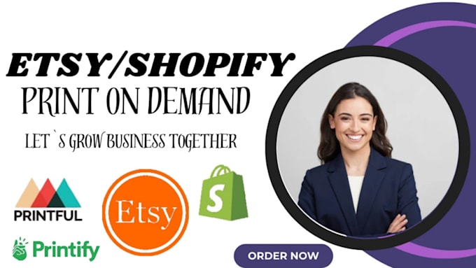 Bestseller - shopify store design digital product etsy shopify print on demand printful