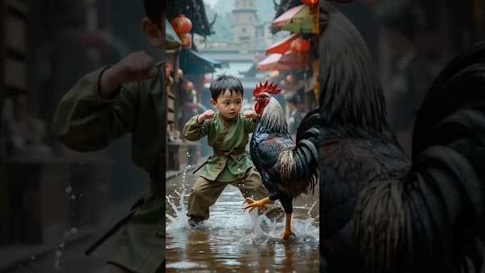 Gig Preview - Create a stunning viral ai baby fighting video for youtube shorts ,reels tiktok