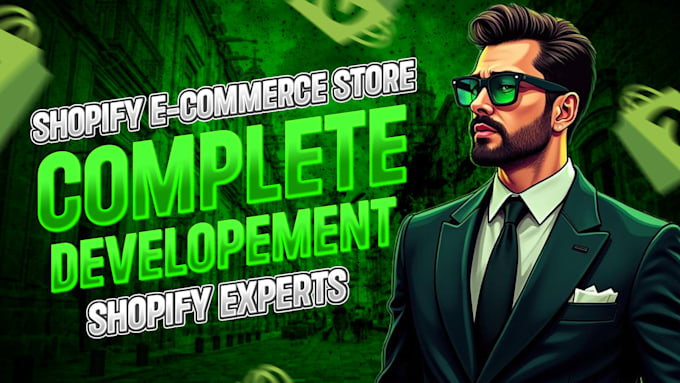 Gig Preview - Shopify store shopify expert shopify website ecommerce store