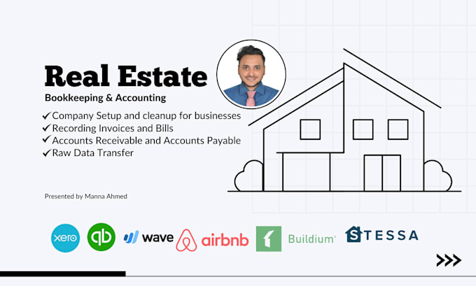 Gig Preview - Bookkeeping quickbooks online xero wave property realestate