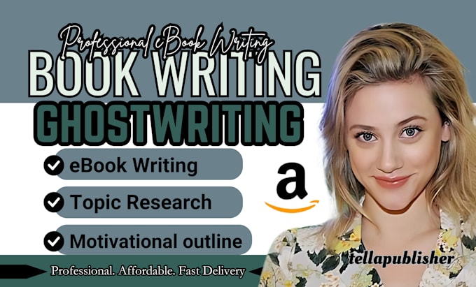 Gig Preview - Ghostwrite unique non fiction book for amazon KDP authors, selfhelp ghostwriting