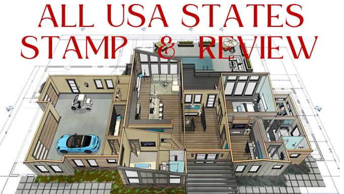 Gig Preview - Do architectural stamp city permit floor plan and pe stamp