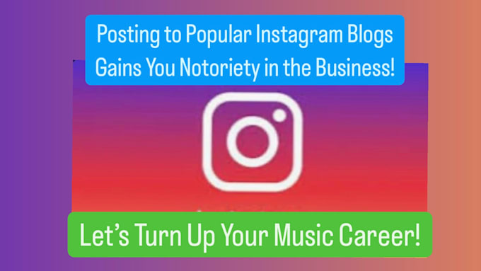 Bestseller - post your music to popular instagram blogs