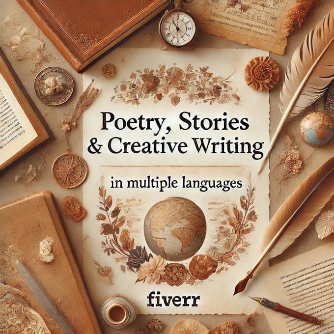 Gig Preview - Create beautiful poems, stories, and creative texts just for you