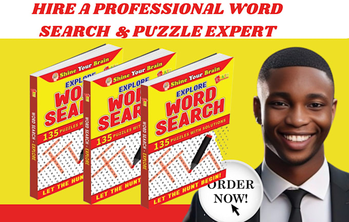 Gig Preview - Do attractive puzzle word search, sudoku word search crossword puzzle for amazon