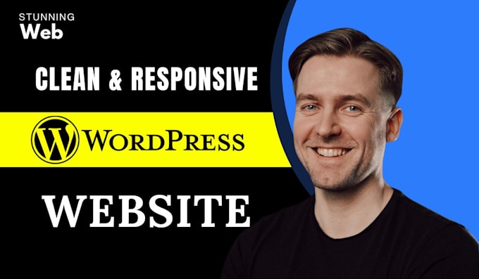 Gig Preview - Develop custom skilled wordpress business website design or redesign with SEO