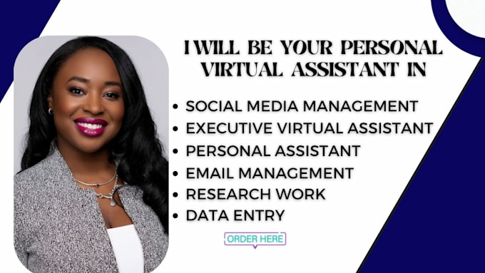 Gig Preview - Be your long term personal administrative executive virtual assistant