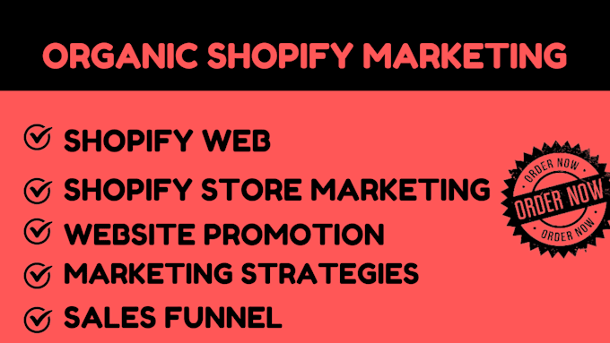 Gig Preview - Do shopify dropshipping marketing with sales funnel, boost shopify sales