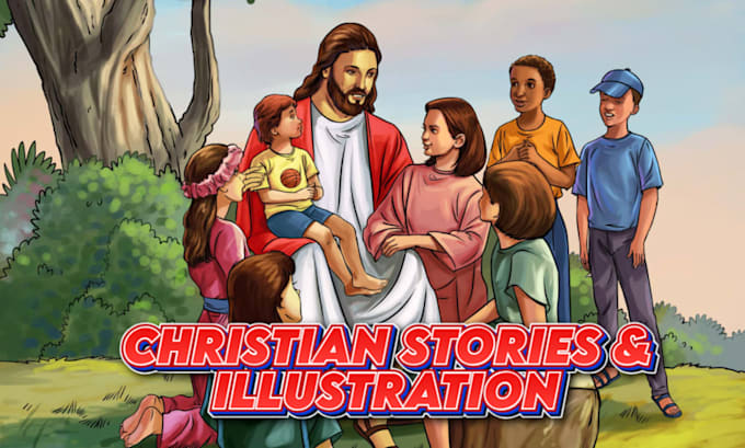 Gig Preview - Write christian children book picture book illustration kids illustration