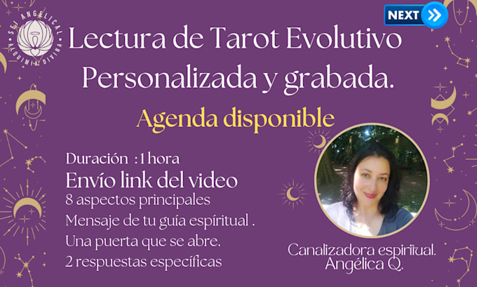 Gig Preview - Tarot evolutivo intuitivo lectura grabada de una hora