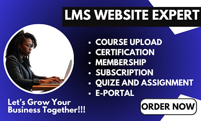 Gig Preview - Lms website with learndash, buddyboss tutor lms ,masterstudy talentlms