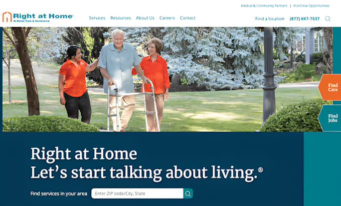 Bestseller - design home care website, health care staffing agency website, hone care website