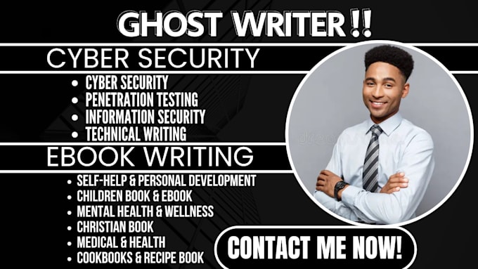 Gig Preview - Write cyber security ebook writer, digital forensic cybersecurity resume writer